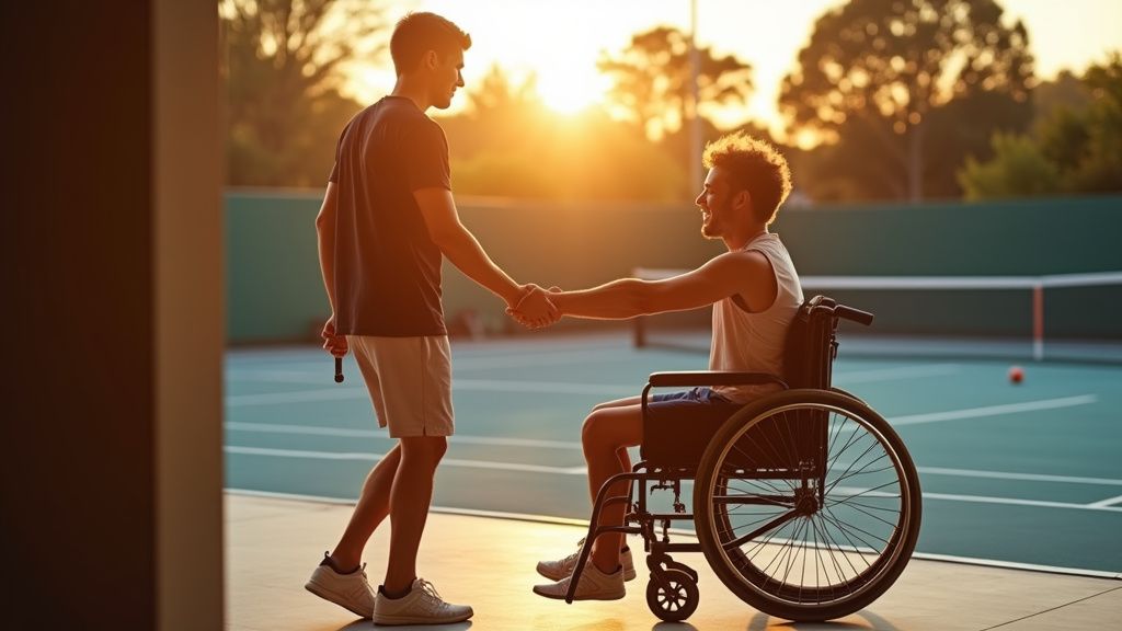 Is the Australian Open suitable for people with a disability to attend?